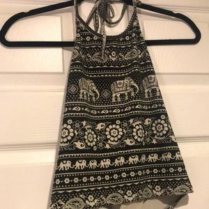 Faded Boho Halter Top